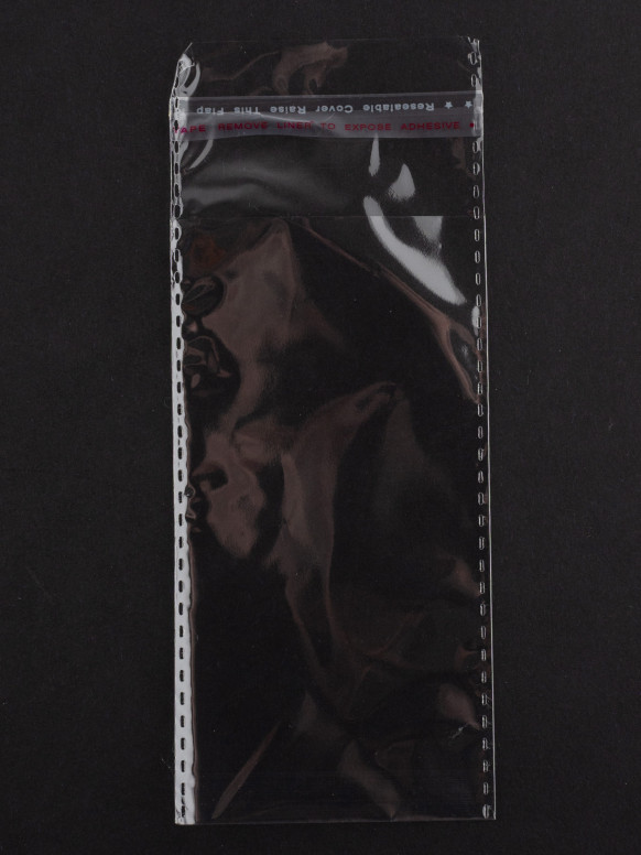 БОПП пакет с клеевым клапаном 6x12+3см 25мкм