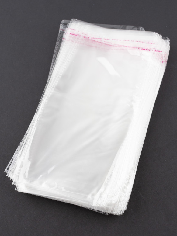 БОПП пакет с клеевым клапаном 8x13+3см 25мкм