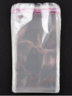 БОПП пакет с клеевым клапаном 8x15+3см 25мкм